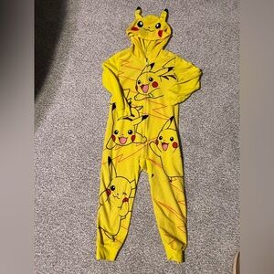 Pokemon Pikachu Yellow Kids Footie